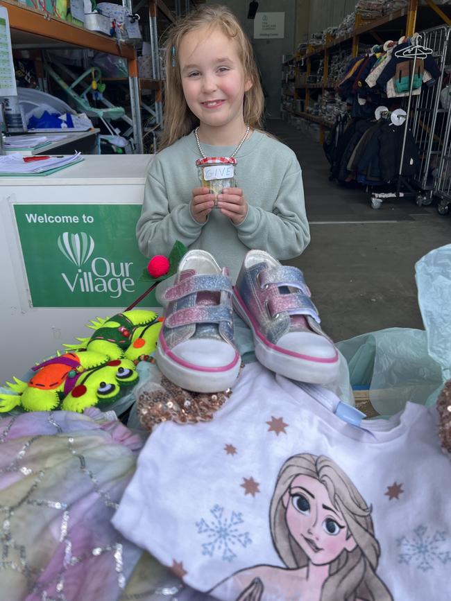 Tori, aged 7, donated $61 from her Give Jar last week.