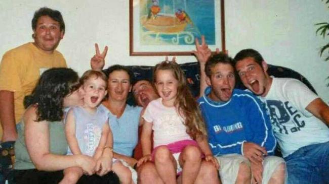 TOGETHER FOREVER IN OUR HEARTS: Matthew Gibbs and family. Picture: Contributed