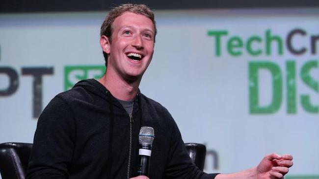 Researchers at Facebook have analysed a week of posts to see which forms of expressions are most popular among certain users. Pictured is Facebook co-founder Mark Zuckerberg.