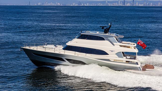 The Riviera 78 Motor Yacht.