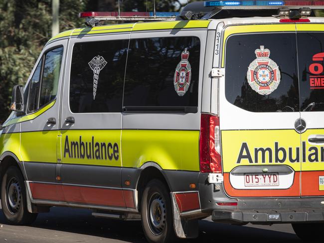 Generic ambulance, QAS, Queensland Ambulance Service, emergency services, Thursday, August 29, 2024. Picture: Kevin Farmer