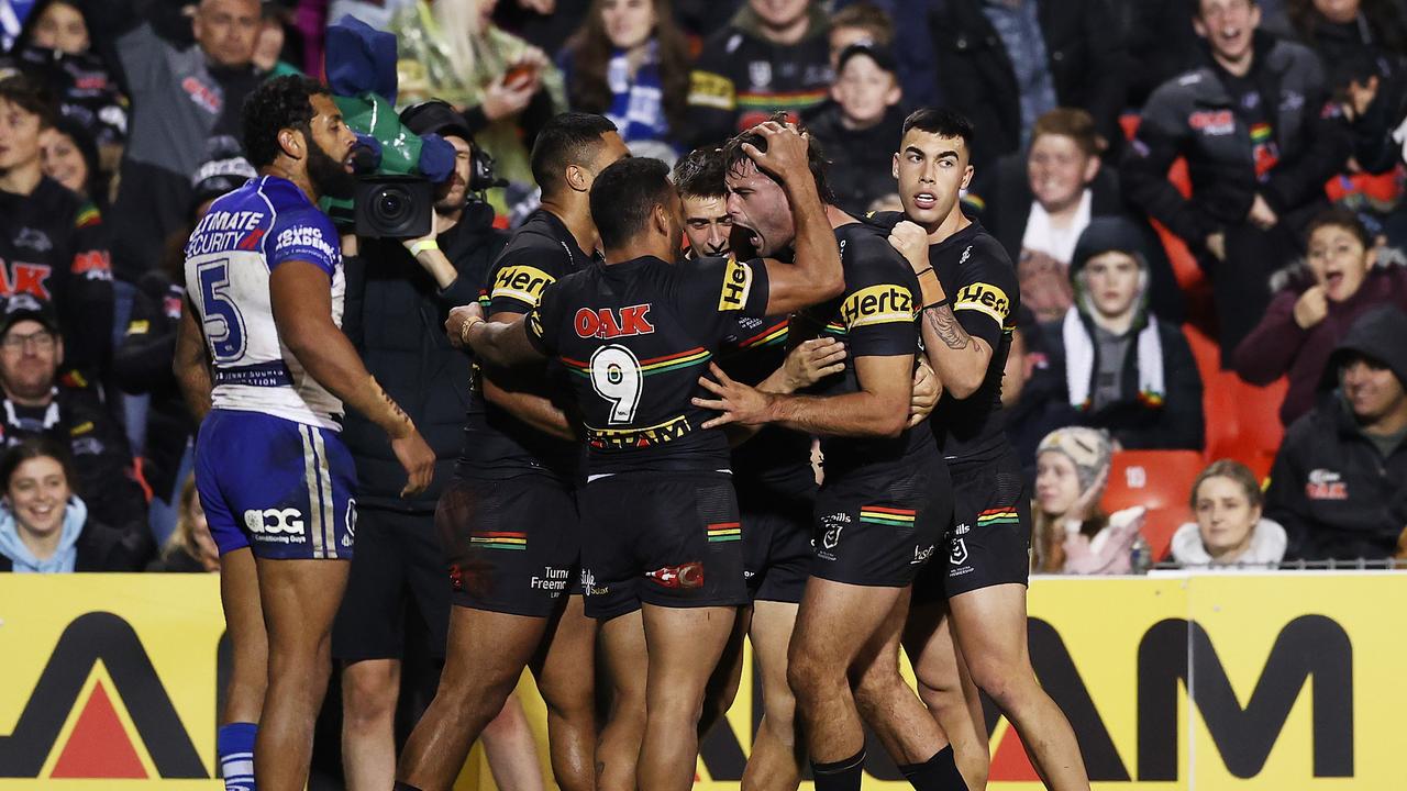 The Panthers showed off their depth to down the Dogs. Picture: Matt King/Getty Images