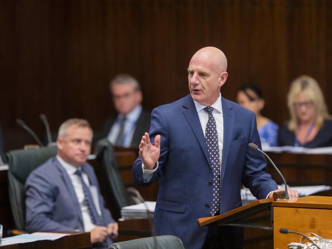 Premier Peter Gutwein. First day of parliament for 2020.  Picture: RICHARD JUPE