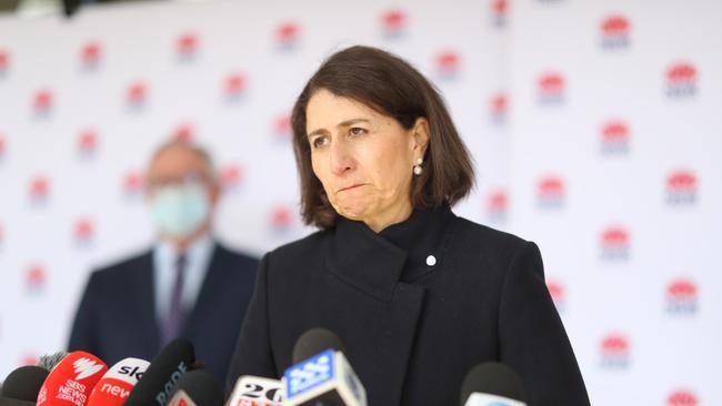 NSW Premier Gladys Berejiklian said essential workers from Fairfield LGA need to get weekly tests. Picture: NCA NewsWire / Christian Gilles