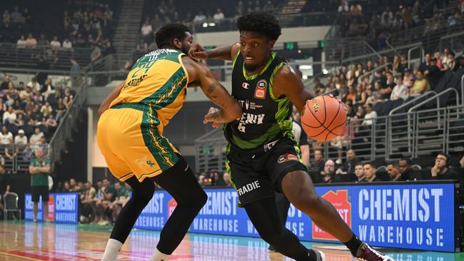 Tyler Cook starred in his Phoenix debut. Picture: Matt Roberts/Getty Images for NBL