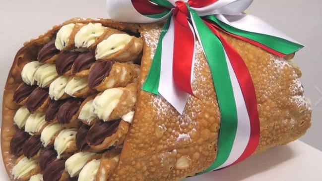 Mezzapica Cakes is known for its delicious sweets including the giant cannoli. Picture:: Facebook