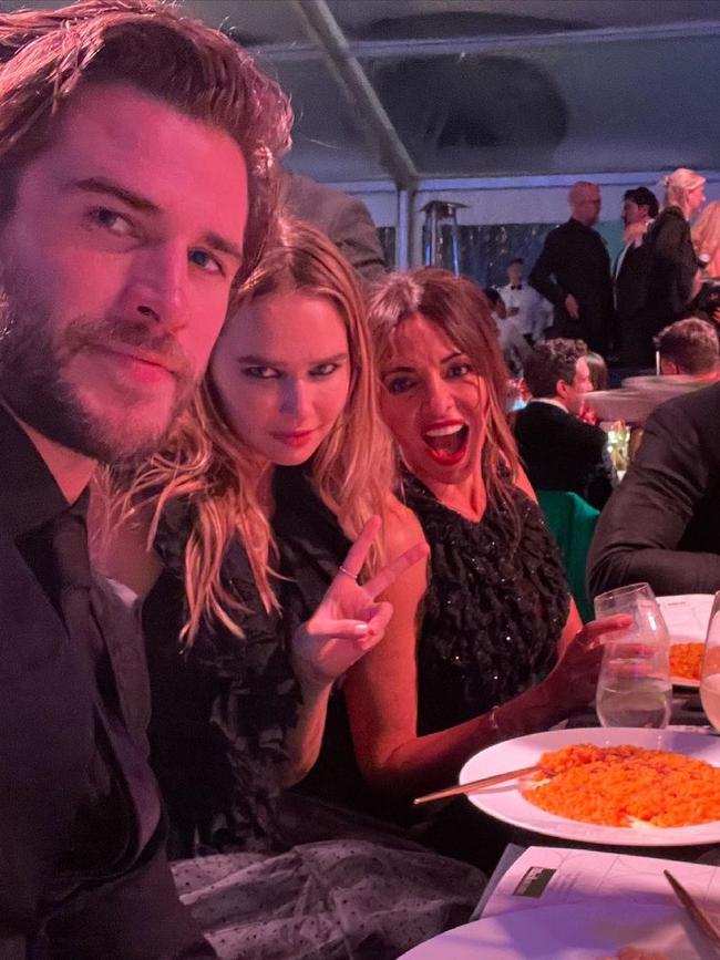 Liam Hemsworth and Gabriella Brooks (left) have quietly moved to the US. Also pictured is Lucciana Barroso (right).