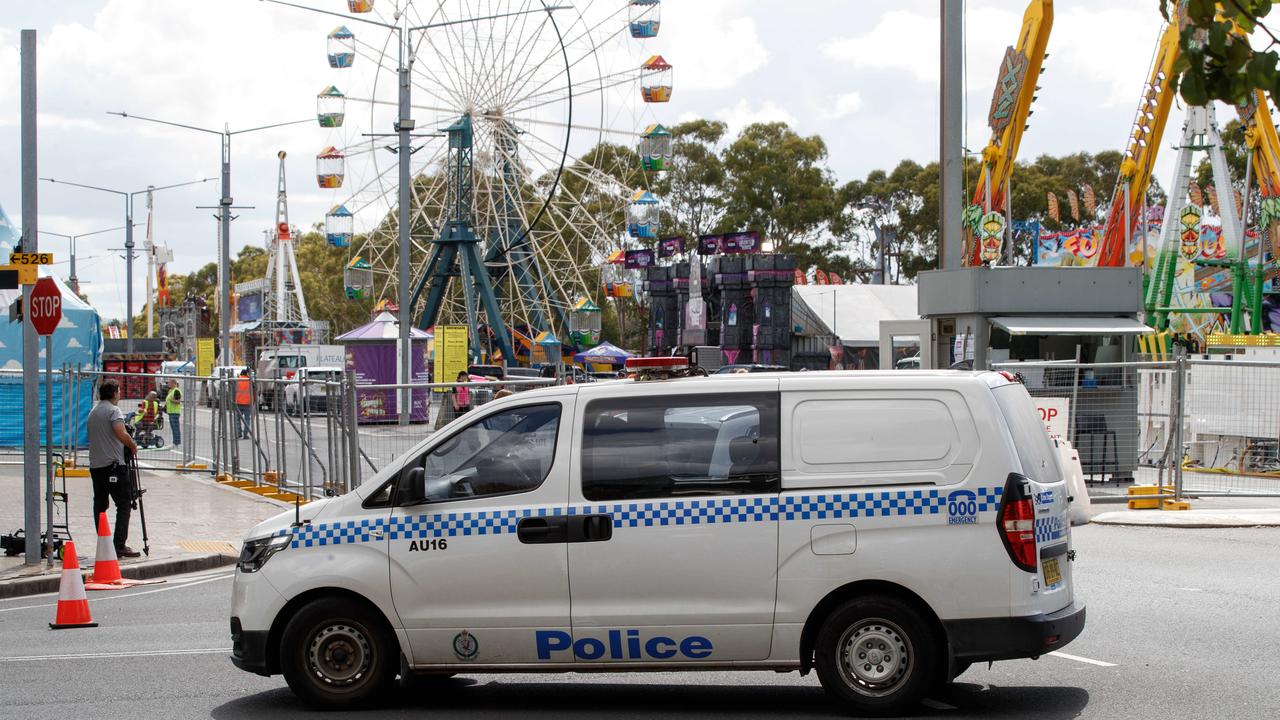 At least 36 young people have been banned from entering the Easter Show. Picture: NCA NewsWire / David Swift