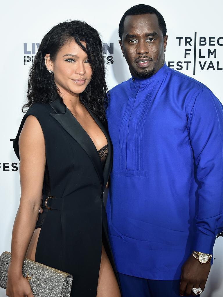 Cassie Ventura and Sean Combs in 2017. Picture: Theo Wargo/Getty Images