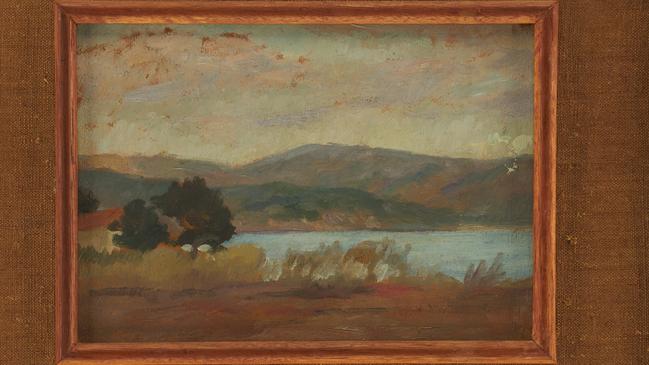 Rupert Bunny’s Untitled (Landscape Sketch, South of France). c. 1923. Picture: Leon Schoots