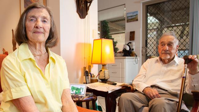 Dee and Ed Jackson of Goolwa waited hours for an ambulance before giving up. Picture: Brett Hartwig