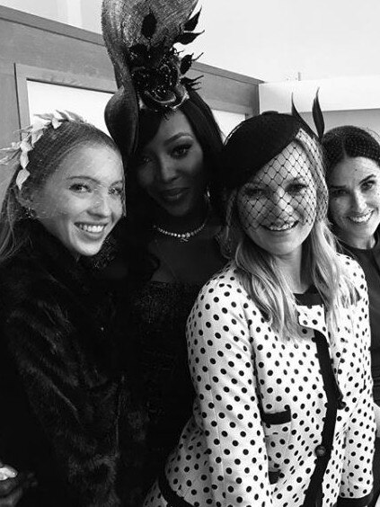 Kate Moss was snapped by Liv Tyler with daughter Lila, Naomi Campbell and Demi Moore.