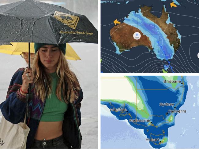 Warnings as 2000km rain band dissects Aus
