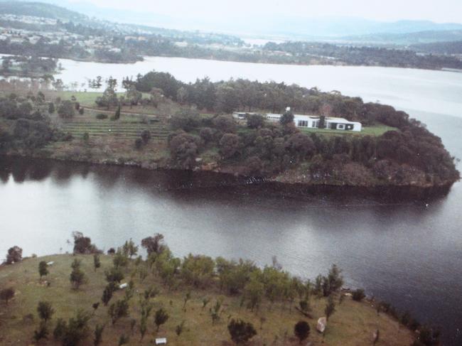 Moorilla Estate when it was occupied by the Alcorso family. Picture: courtesy of Caroline Alcorso