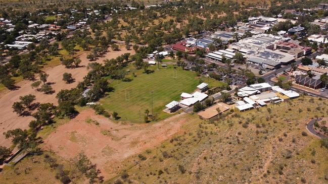 National Aboriginal Art Gallery precinct in Alice Springs. Anzac Oval and surrounds. Picture: Supplied.