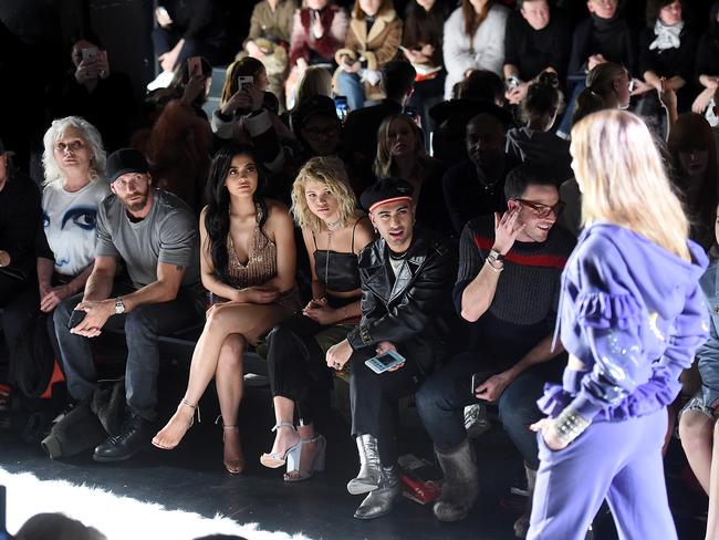 The fashion elite turned out for Jeremy Scott’s show. Picture: Getty Images