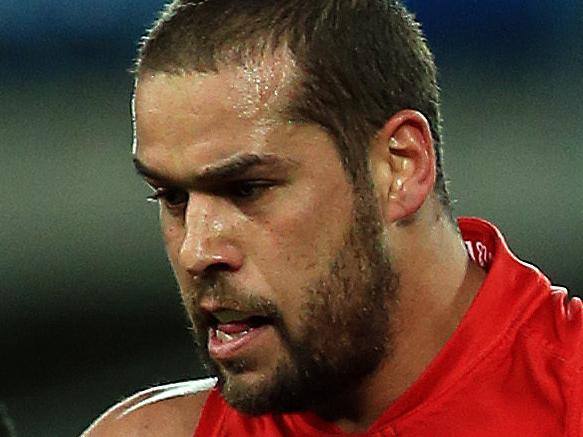 Sydney Swans host Hawthorn Hawks in round 16 of the AFL at ANZ Stadium in Sydney tonight. BUddy Franklin pictured.