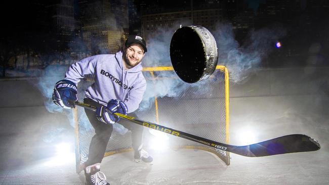 Nathan Walker is the first Australian drafted by an NHL team. Picture: Nigel Hallett