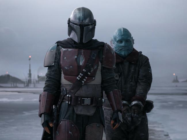 A still from The Mandalorian supplied for Review