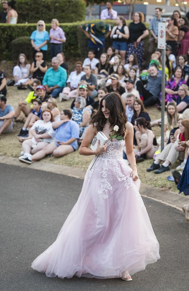 Tasha Canning at Harristown State High School formal at Highfields Cultural Centre, Friday, November 17, 2023. Picture: Kevin Farmer