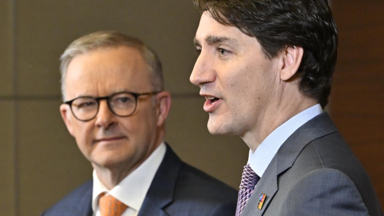 Canadian PM Justin Trudeau appears to forget Anthony Albanese’s name
