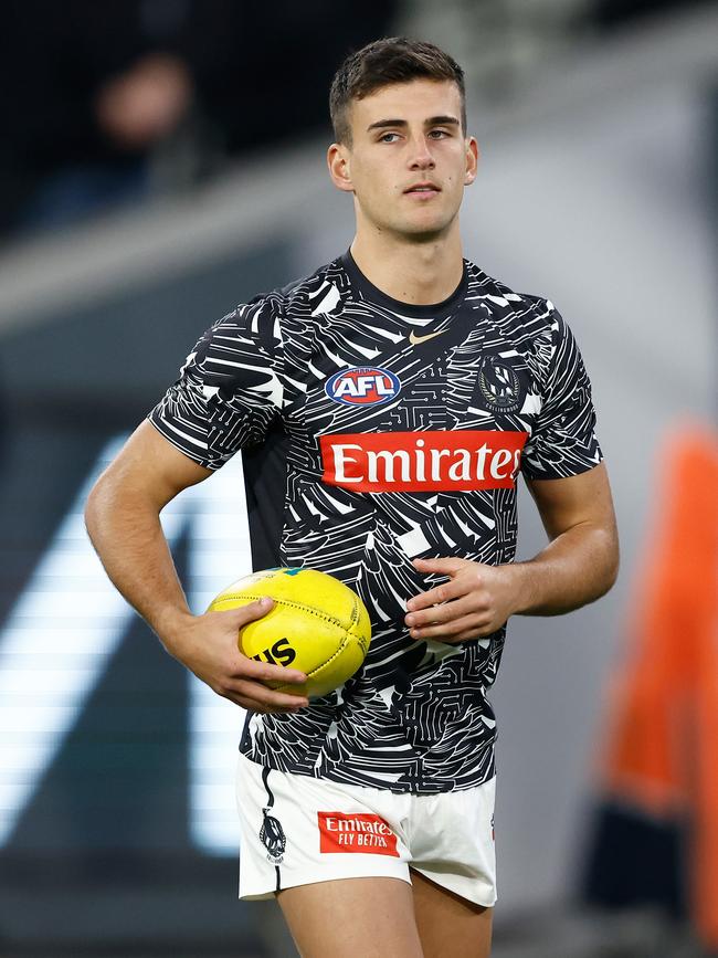 The Pies star has been praised for his training levels. (Photo by Michael Willson/AFL Photos via Getty Images)