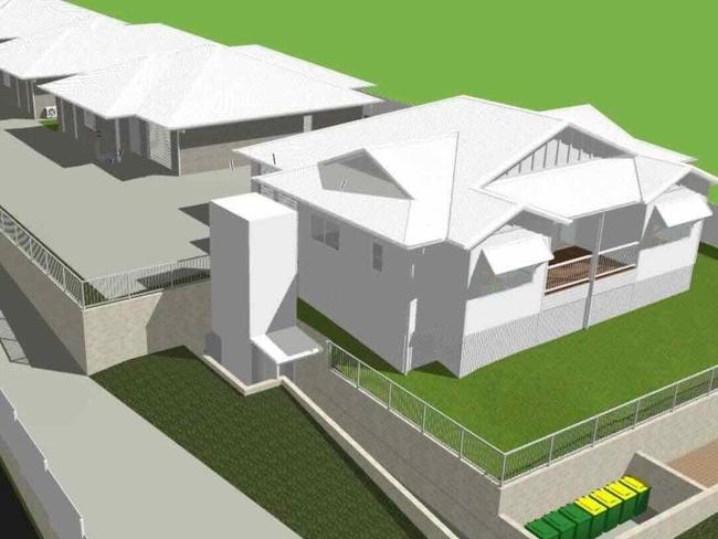 An artist's impression of what the $4m dollar disabled housing facility will look like.