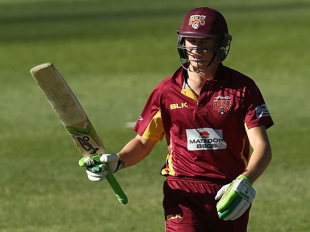 Labuschagne truly arrived for Queensland in the 2016 One-Day Cup, named player of the tournament. Picture: Mark Metcalfe/Getty Images
