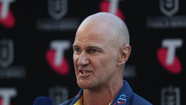 Parramatta coach Brad Arthur was surprisingly chipper after a horror morning.