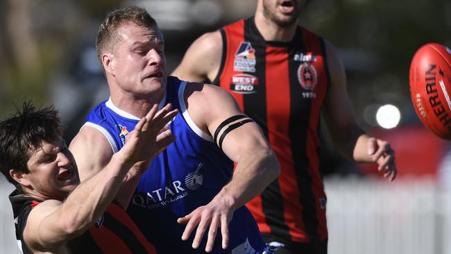 SPOC’s Jock McLeay was the leading goalkicker in div one this year. Picture: Naomi Jellicoe