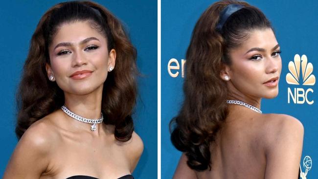 Zendaya at the Emmys today.