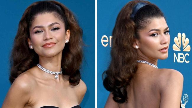 Zendaya at the Emmys today.