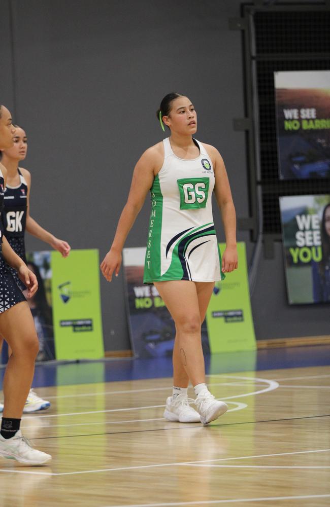 QISSN 2024 division 1 grand final: Canterbury v Somerset. Pictured: Somerset GS Roxy Rhind