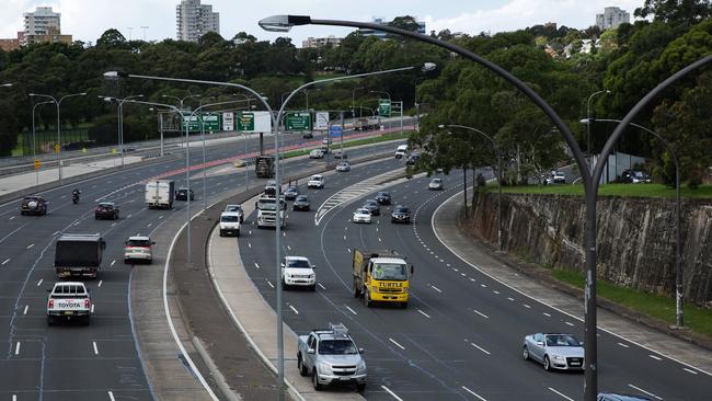 Motorists at Cammeray could one day travel on to the Beaches Link tunnel