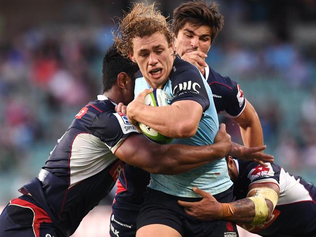 Ned Hanigan has been a shining light for the disappointing Waratahs. Picture: AAP