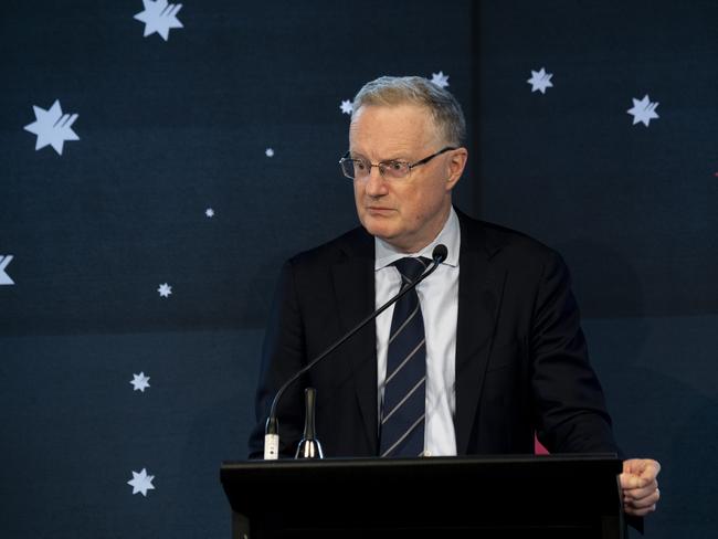 Reserve Bank governor Philip Lowe appeared before an economics committee on Friday. Picture: NewsWire/Monique Harmer