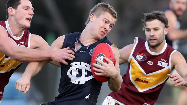 Epping captain Leigh Judd was knocked out before half-time.