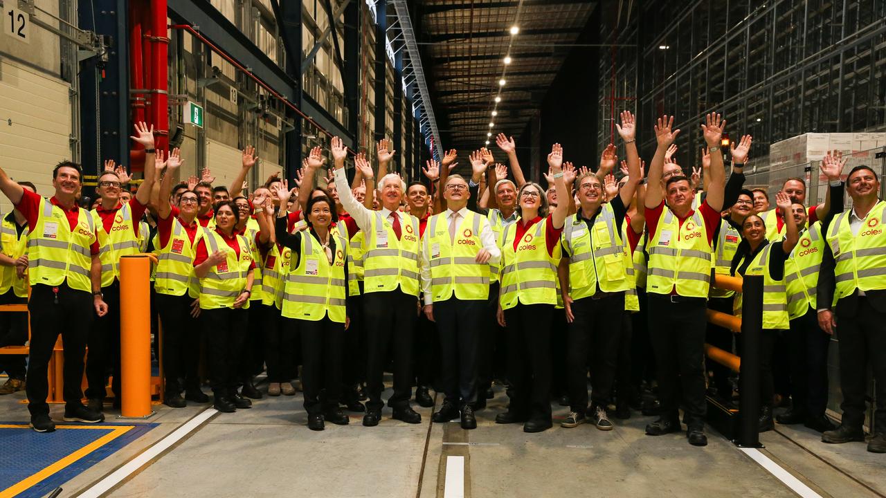 More than 115,000 people work for the Coles Group. Picture: NewsWire / Gaye Gerard