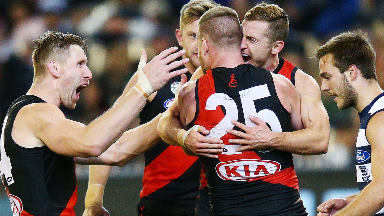 Jake Stringer celebrates. Photo: Michael Dodge/Getty Images