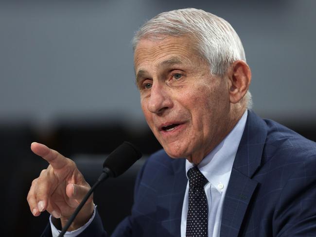 Director of National Institute of Allergy and Infectious Diseases Anthony Fauci will retire at the end of Joe Biden’s term as US president. Picture: Getty Images/AFP