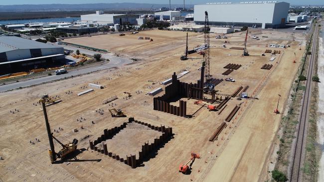 The Osborne shipyard site where the Future Submarines will be built.