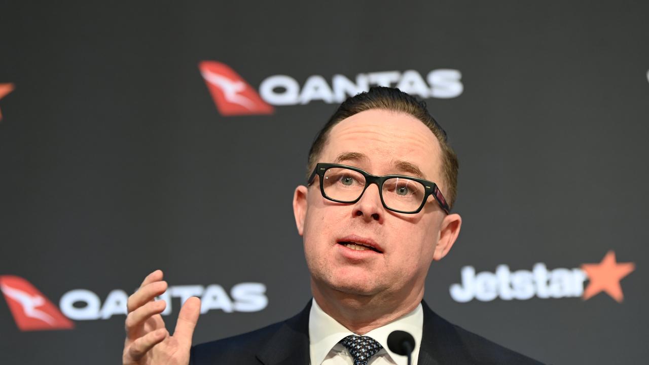 Qantas chief executive Alan Joyce says the airline needs flexibility. Picture: NCA NewsWire / Jeremy Piper
