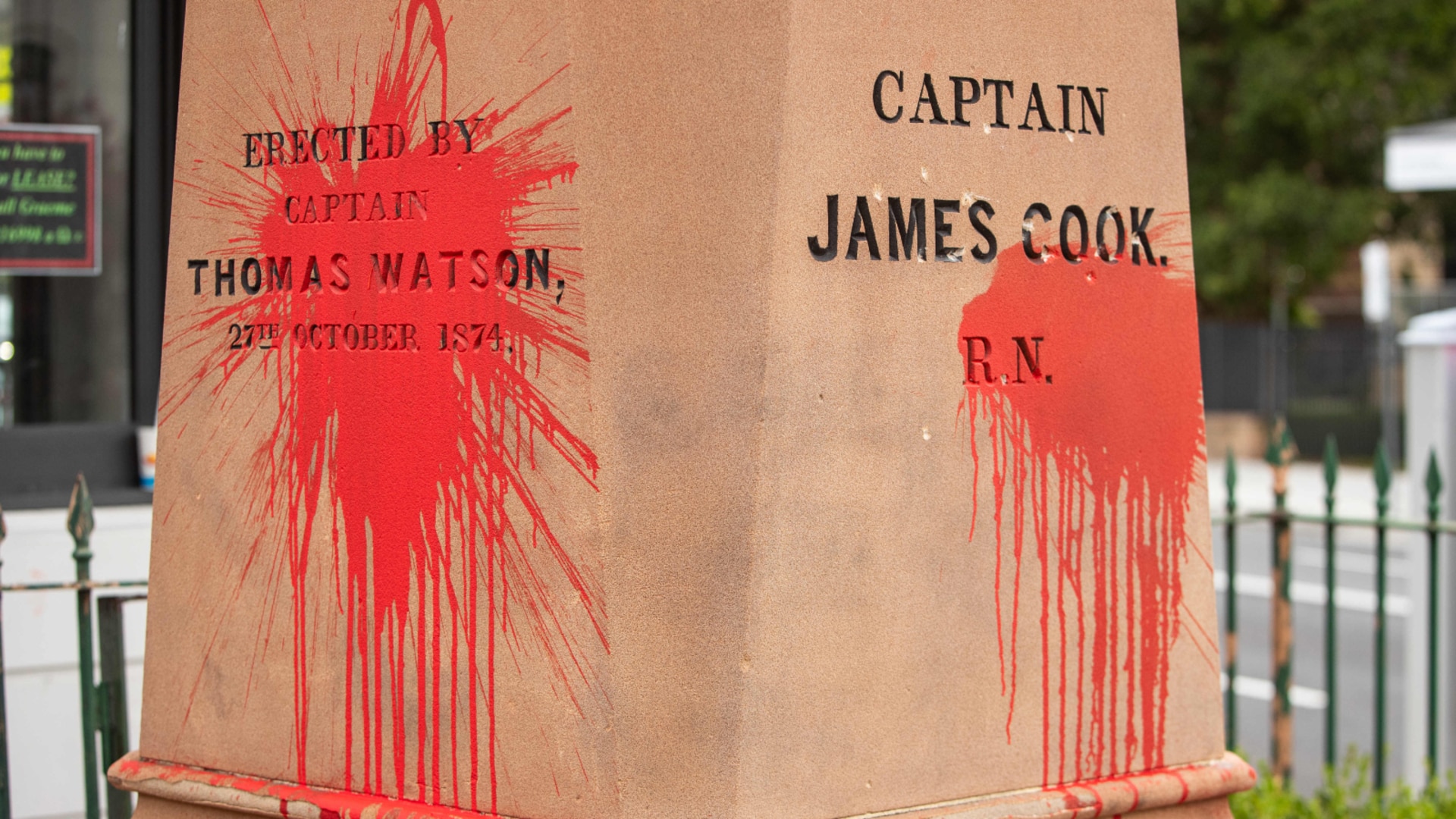 Captain Cook statue vandalised in Sydney's east