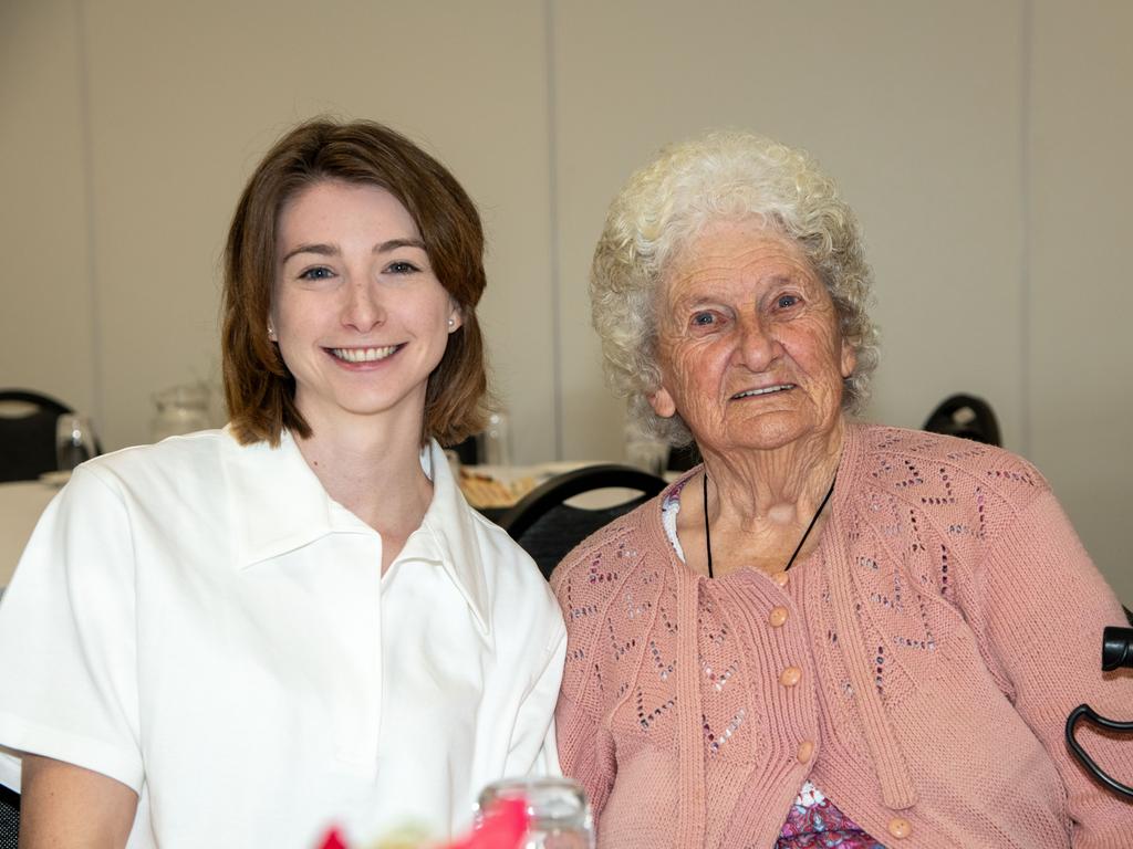 Nicole Brunner with her grandmother Ruby Brunner. Chronicle Garden Competition, awards presentation at Oaks Toowoomba Hotel.Thursday September 14, 2023