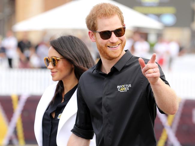 The Duke and Duchess of Sussex, Prince Harry and his wife Meghan, have been promoting the Invictus Games. Picture: Tim Hunter