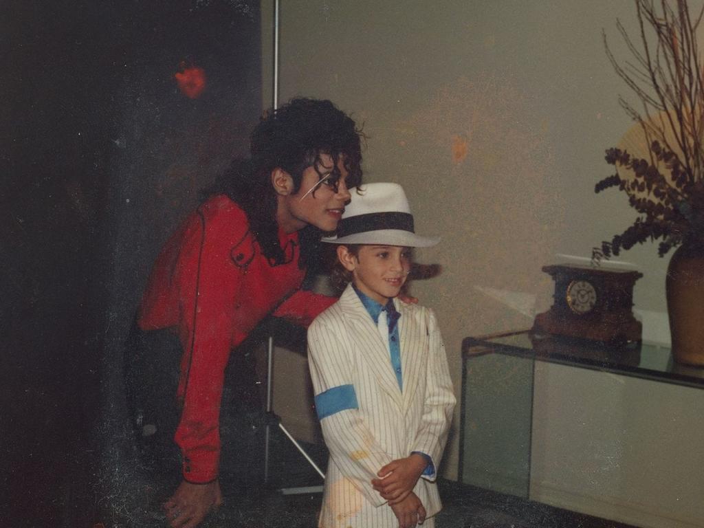 Wade Robson and Michael Jackson.