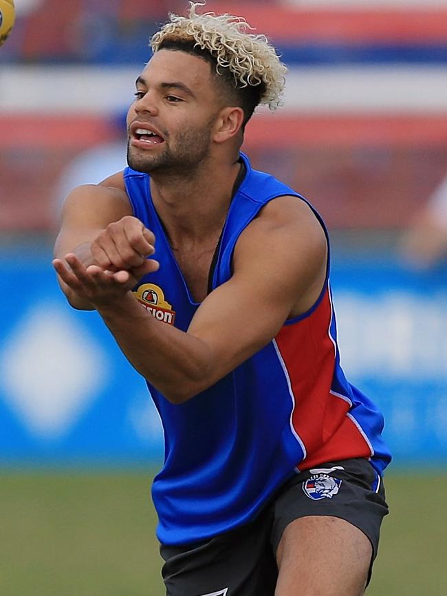 Jason Johannisen elevated himself to premium defender status. Picture: Wayne Ludbey