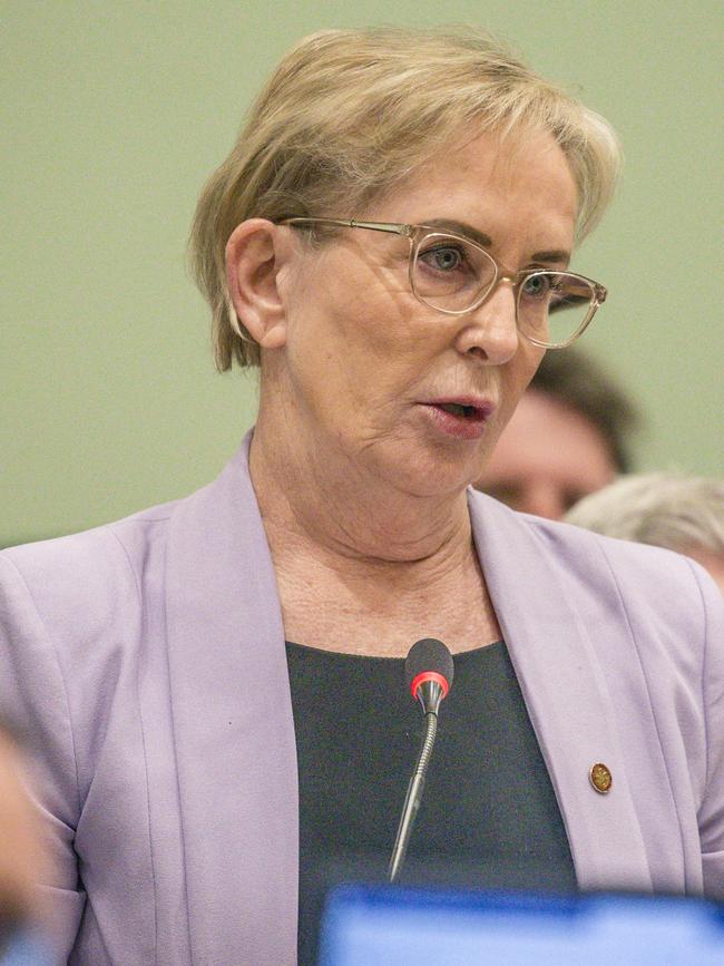 LNP MP Ros Bates at parliament. Picture: NewsWire/ Glenn Campbell