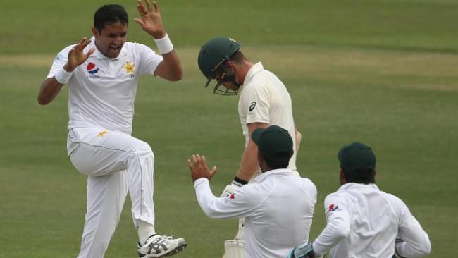 Mohammad Abbas took 10 wickets for the match.