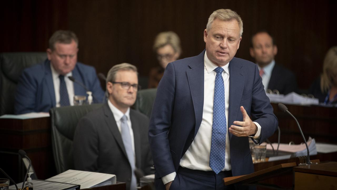 Tasmanian Parliament, Premier Jeremy Rockliff. Picture: Chris Kidd